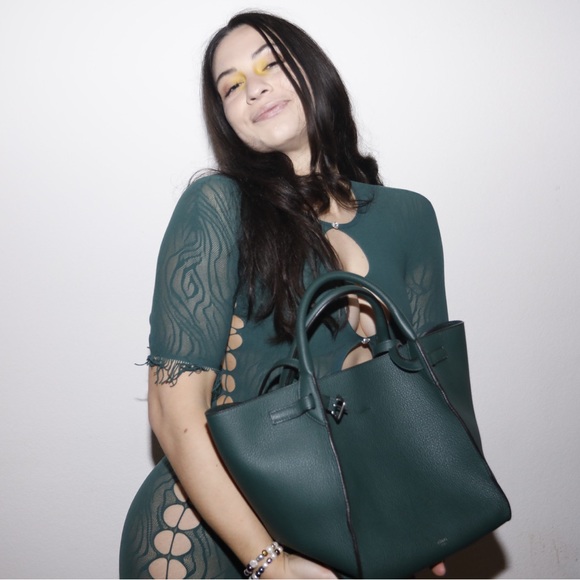 Celine Small Big Bag, FW18 Dark Green Leather - Picture 12 of 13